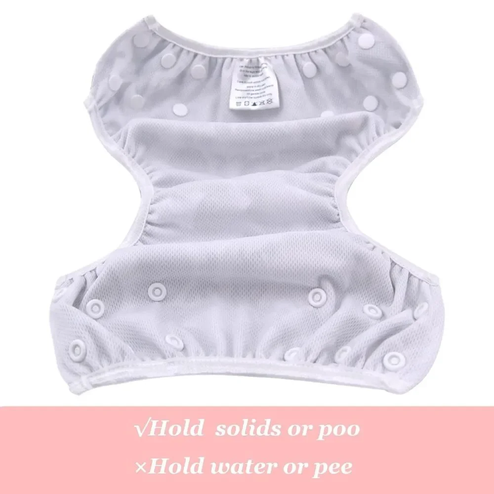 Babygoal Reusable Swim Diapers 3 Pack 8M-3T Fish Duck Adjustable Washable